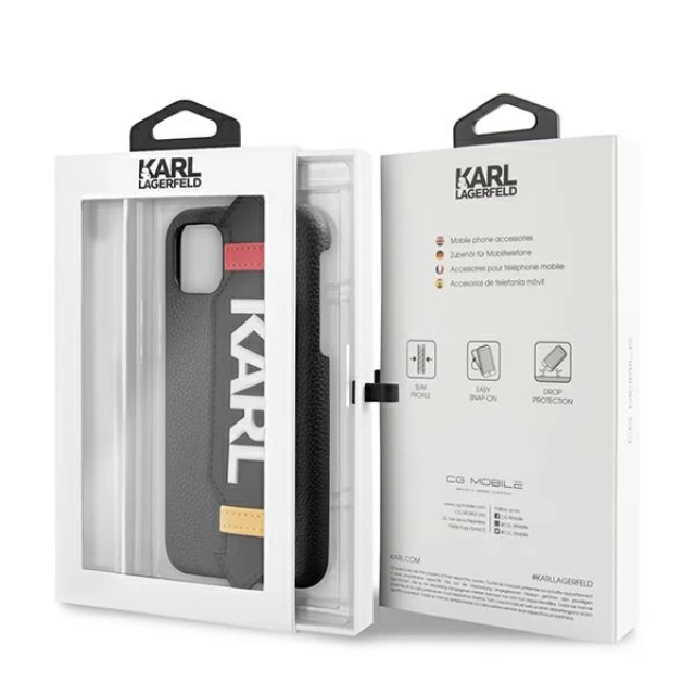 Чехол Karl Lagerfeld Strap для iPhone 11 Pro Black (KLHCN58HDAWBK)