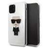 Чехол Karl Lagerfeld Iconic Karl для iPhone 11 Pro Silver (KLHCN58TPUTRIKSL)