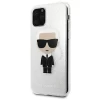 Чехол Karl Lagerfeld Iconic Karl для iPhone 11 Pro Silver (KLHCN58TPUTRIKSL)