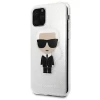 Чохол Karl Lagerfeld Iconic Karl для iPhone 11 Pro Silver (KLHCN58TPUTRIKSL)