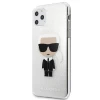 Чохол Karl Lagerfeld Iconic Karl для iPhone 11 Pro Max Silver (KLHCN65TPUTRIKSL)