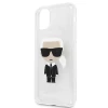 Чохол Karl Lagerfeld Iconic Karl для iPhone 11 Pro Max Silver (KLHCN65TPUTRIKSL)