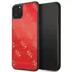 Чохол Guess 4G Double Layer Glitter для iPhone 11 Pro Max Red (GUHCN654GGPRE)