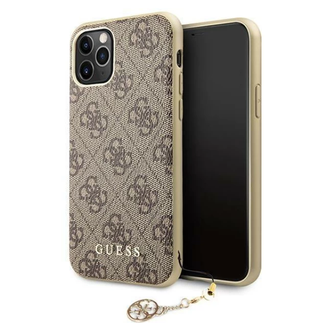 Чехол Guess Charms Collection для iPhone 11 Pro Max Brown (GUHCN65GF4GBR)