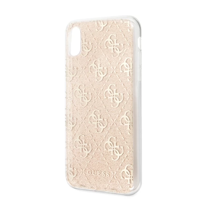 Чехол Guess 4G Glitter для iPhone XR Gold (GUHCI61PCU4GLGO)