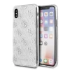 Чехол Guess 4G Glitter для iPhone X | XS Silver (GUHCPXPCU4GLSI)