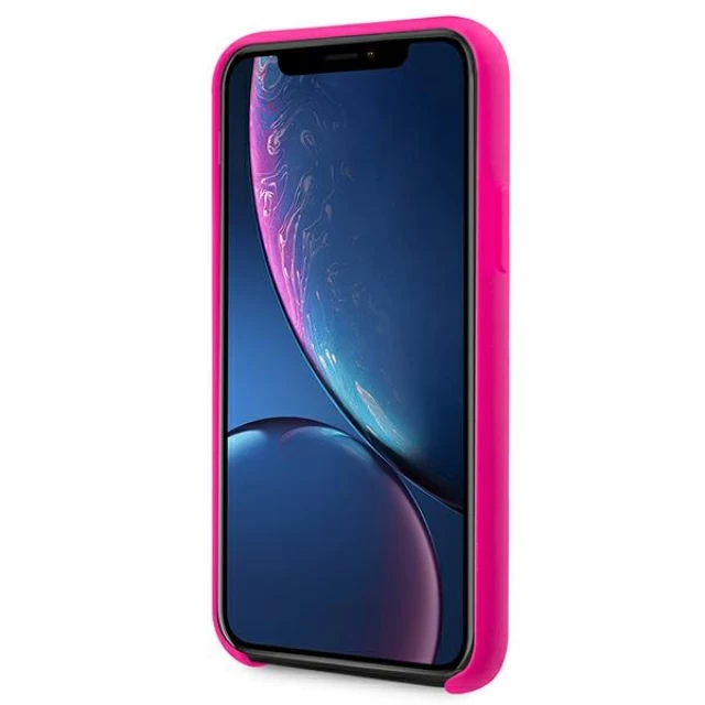 Чохол Karl Lagerfeld Ikonik Neon Outline для iPhone XR Pink (KLHCI61SILFLPI)