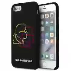 Чехол Karl Lagerfeld Silicone Triple Heads для iPhone SE 2022/SE 2020 | 8 | 7 Black (KLHCI8SLGKBK)