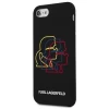 Чохол Karl Lagerfeld Silicone Triple Heads для iPhone SE 2022/SE 2020 | 8 | 7 Black (KLHCI8SLGKBK)