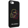 Чохол Karl Lagerfeld Silicone Triple Heads для iPhone SE 2022/SE 2020 | 8 | 7 Black (KLHCI8SLGKBK)