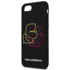 Чехол Karl Lagerfeld Silicone Triple Heads для iPhone SE 2022/SE 2020 | 8 | 7 Black (KLHCI8SLGKBK)