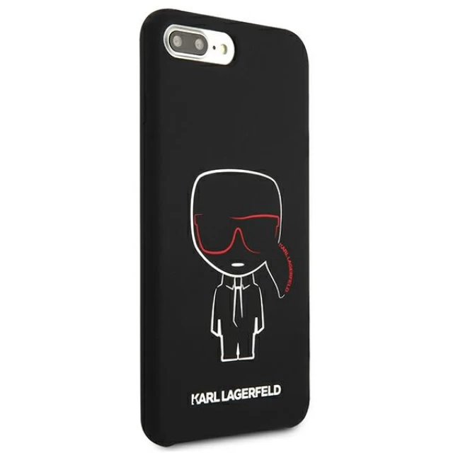 Чохол Karl Lagerfeld Silicone Karl Iconic для iPhone 7 | 8 Plus Black (KLHCI8LSLKCBK)