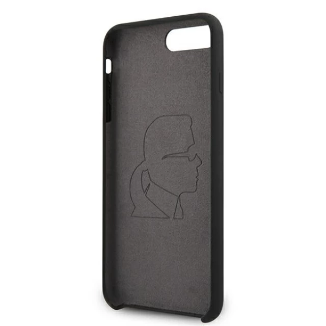 Чехол Karl Lagerfeld Silicone Karl Iconic для iPhone 7 | 8 Plus Black (KLHCI8LSLKCBK)