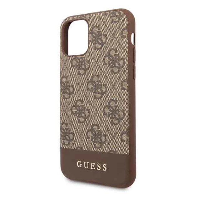 Чехол Guess 4G Stripe Collection для iPhone 11 Pro Brown (GUHCN58G4GLBR)