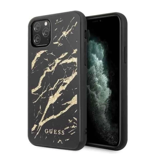 Чохол Guess Marble для iPhone 11 Pro Black (GUHCN58MGGBK)