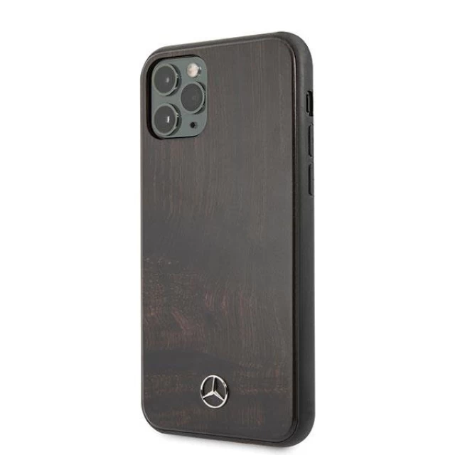 Чехол Mercedes для iPhone 11 Pro Wood Line Rosewood (MEHCN58VWOBR)