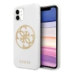 Чохол Guess Glitter 4G Circle Logo для iPhone 11 White (GUHCN61TPUWHGLG)