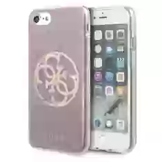 Чехол Guess Glitter 4G Circle Logo для iPhone 7 | 8 | SE 2022/2020 Pink (GUHCI8PCUGLPI)