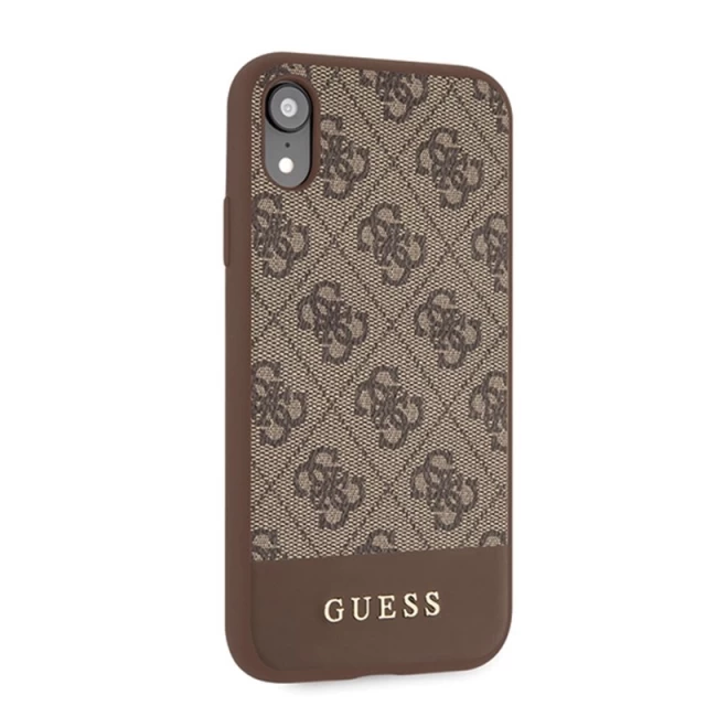 Чохол Guess 4G Stripe Collection для iPhone XR Brown (GUHCI61G4GLBR)