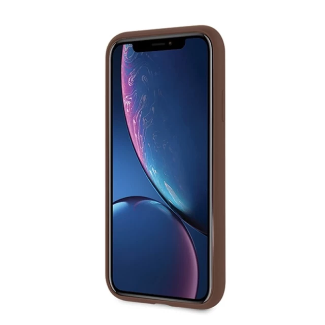 Чохол Guess 4G Stripe Collection для iPhone XR Brown (GUHCI61G4GLBR)