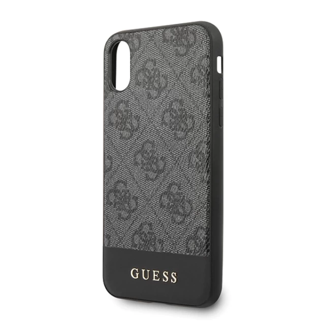 Чохол Guess 4G Stripe Collection для iPhone X | XS Grey (GUHCPXG4GLGR)