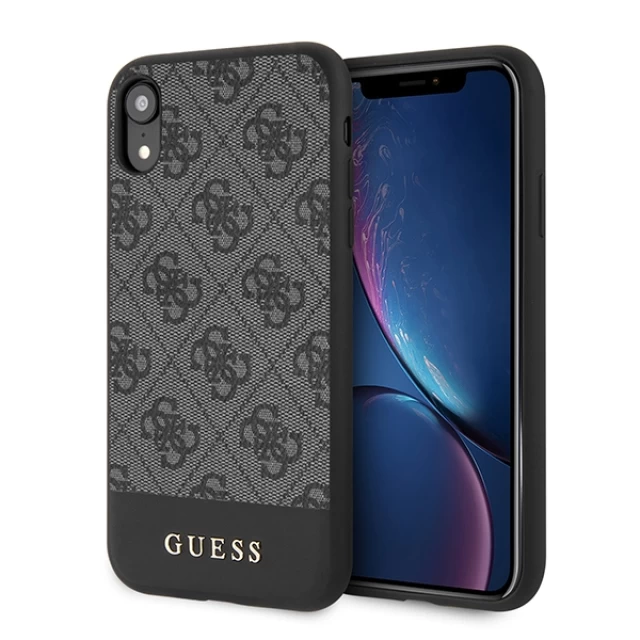 Чехол Guess 4G Stripe Collection для iPhone XR Grey (GUHCI61G4GLGR)