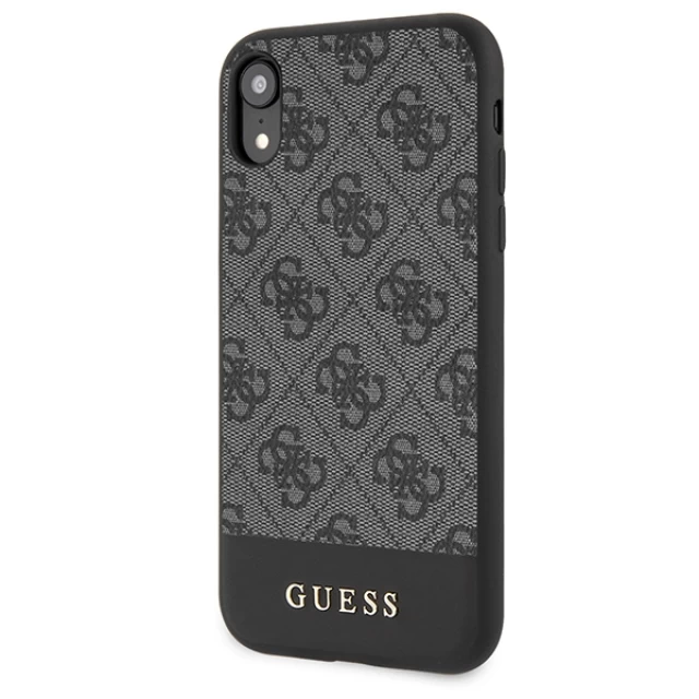 Чохол Guess 4G Stripe Collection для iPhone XR Grey (GUHCI61G4GLGR)