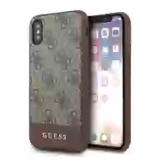 Чехол Guess 4G Stripe Collection для iPhone X | XS Brown (GUHCPXG4GLBR)