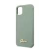 Чехол Guess Silicone Vintage Gold Logo для iPhone 11 Khaki (GUHCN61LSLMGKA)