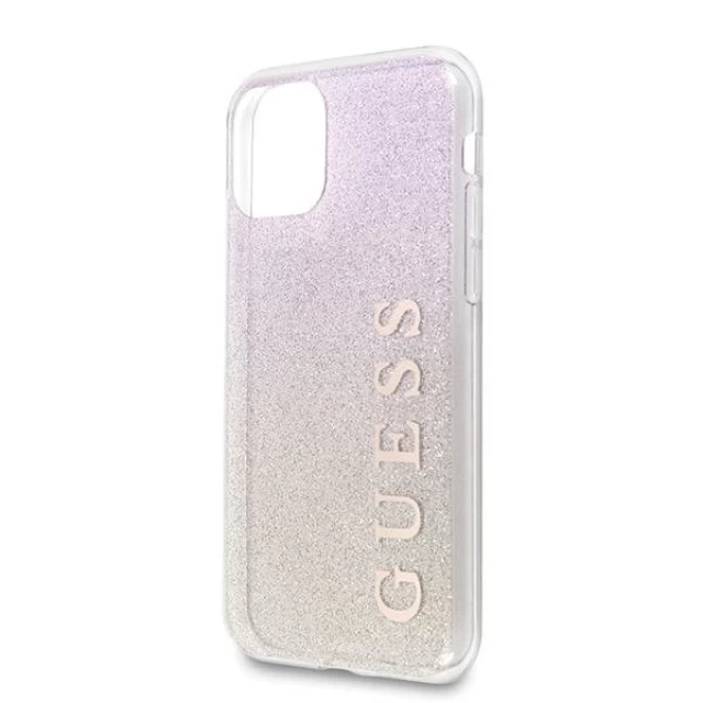 Чохол Guess Glitter Gradient для iPhone 11 Pro Pink (GUHCN58PCUGLGPI)