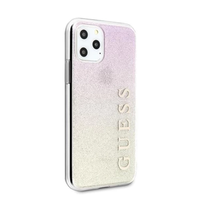 Чохол Guess Glitter Gradient для iPhone 11 Pro Pink (GUHCN58PCUGLGPI)