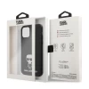 Чохол Karl Lagerfeld Saffiano Ikonik Metal для iPhone 11 Black (KLHCN61IKFBMBK)