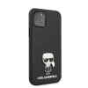 Чехол Karl Lagerfeld Saffiano Iconic Metal для iPhone 11 Pro Max Black (KLHCN65IKFBMBK)