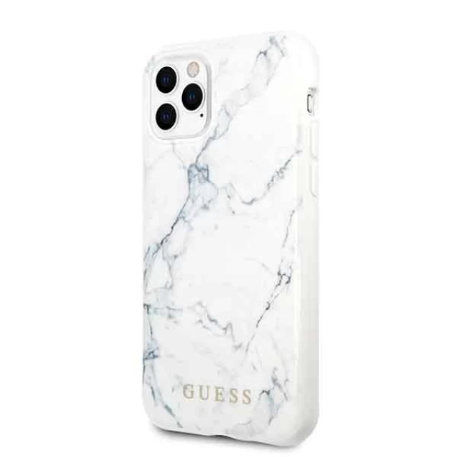 Чохол Guess Marble для iPhone 11 Pro White (GUHCN58PCUMAWH)