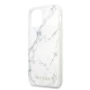 Чохол Guess Marble для iPhone 11 White (GUHCN61PCUMAWH)