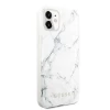 Чохол Guess Marble для iPhone 11 White (GUHCN61PCUMAWH)