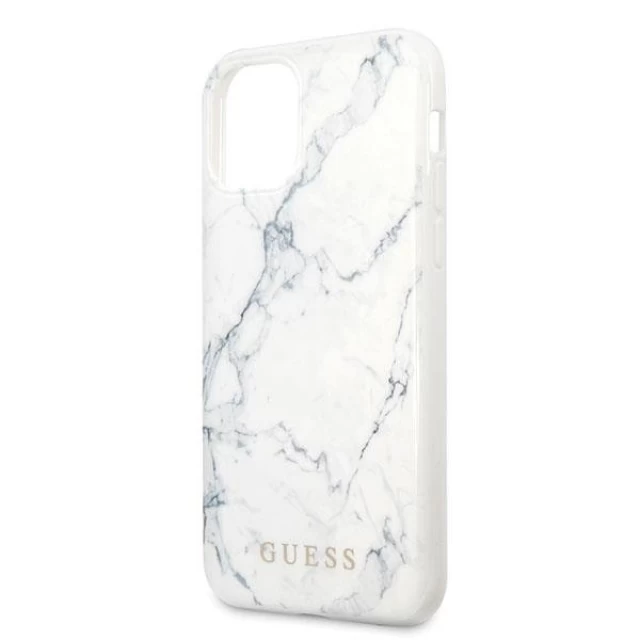 Чохол Guess Marble для iPhone 11 Pro Max White (GUHCN65PCUMAWH)