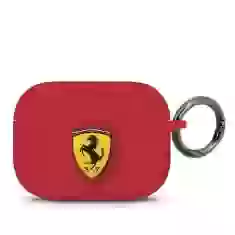 Чехол Ferrari для AirPods Pro Silicone Red (FEACAPSILGLRE)