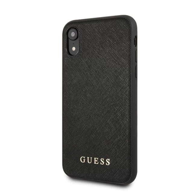 Чехол Guess Saffiano для iPhone XR Black (GUHCI61SLSABK)