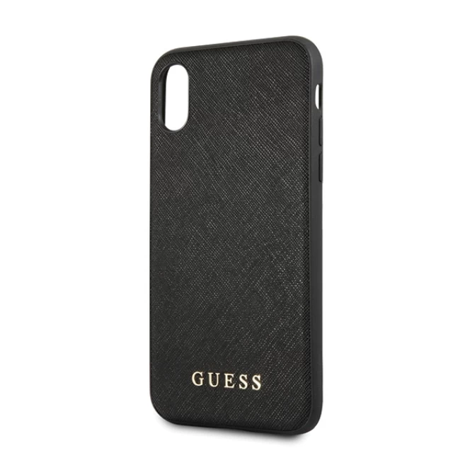 Чехол Guess Saffiano для iPhone XR Black (GUHCI61SLSABK)