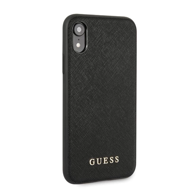 Чохол Guess Saffiano для iPhone XR Black (GUHCI61SLSABK)