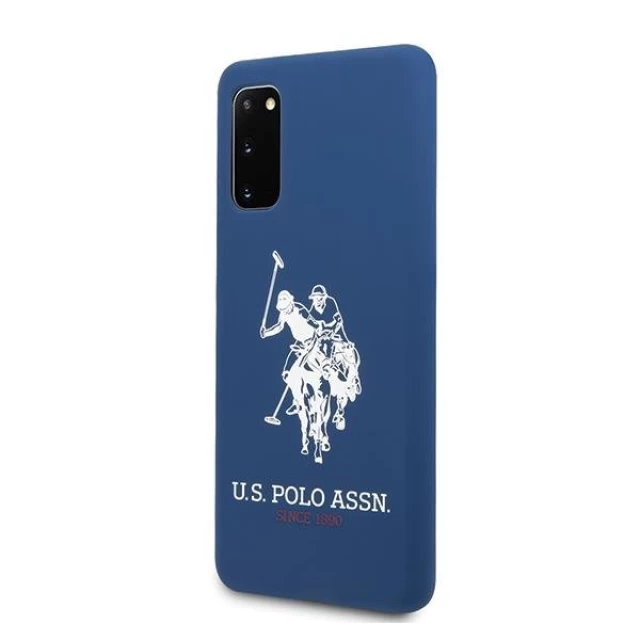 Чехол U.S. Polo Assn Silicone Collection для Samsung Galaxy S20 G980 Navy (USHCS62SLHRNV)