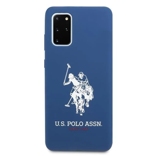 Чехол U.S. Polo Assn Silicone Collection для Samsung Galaxy S20+ G985 Navy (USHCS67SLHRNV)