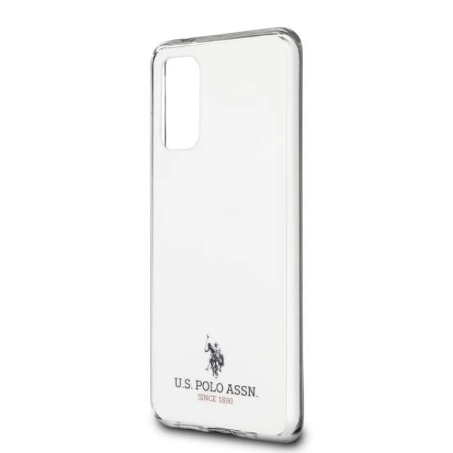 Чохол U.S. Polo Assn Shiny Big Logo для Samsung Galaxy S20+ G985 White (USHCS67TPUWH)