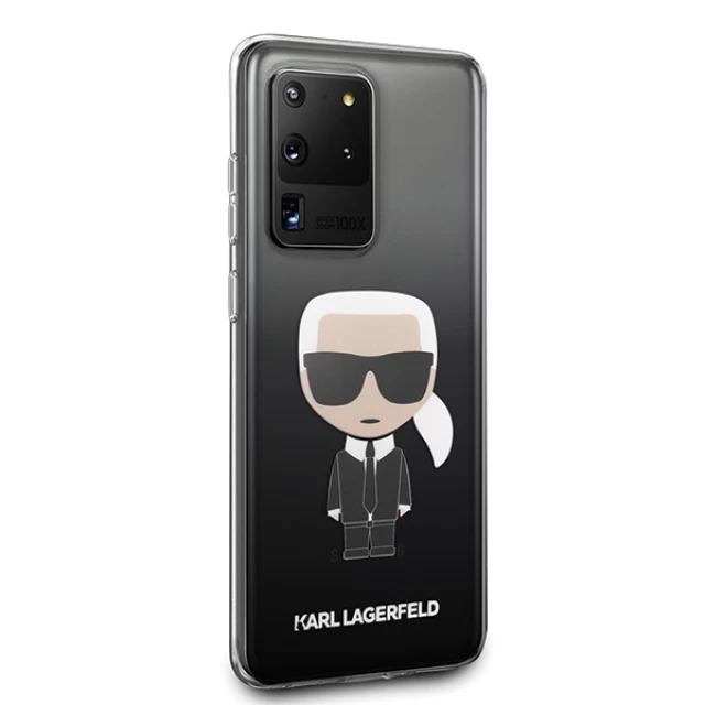 Чехол Karl Lagerfeld Karl Ikonik для Samsung Galaxy S20 Ultra G988 Black (KLHCS69TRDFKBK)