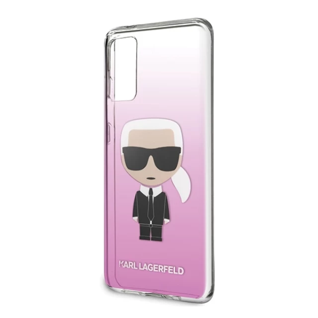 Чохол Karl Lagerfeld Karl Ikonik для Samsung Galaxy S20 G980 Pink (KLHCS62TRDFKPI)