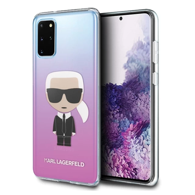 Чехол Karl Lagerfeld Karl Ikonik для Samsung Galaxy S20 Plus G985 Pink (KLHCS67TRDFKPI)