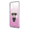 Чохол Karl Lagerfeld Karl Ikonik для Samsung Galaxy S20 Plus G985 Pink (KLHCS67TRDFKPI)