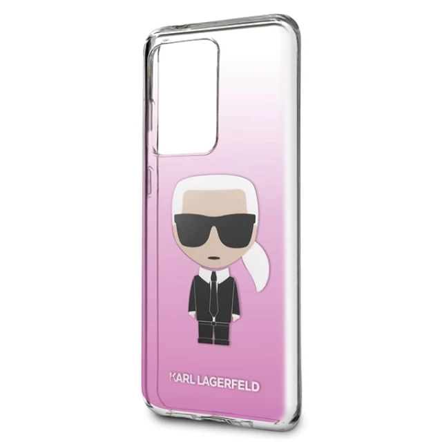 Чехол Karl Lagerfeld Karl Ikonik для Samsung Galaxy S20 Ultra G988 Pink (KLHCS69TRDFKPI)