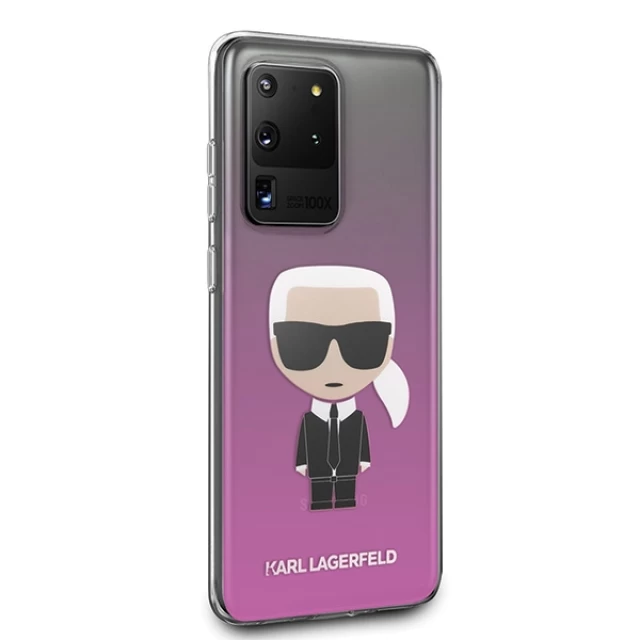 Чехол Karl Lagerfeld Karl Ikonik для Samsung Galaxy S20 Ultra G988 Pink (KLHCS69TRDFKPI)